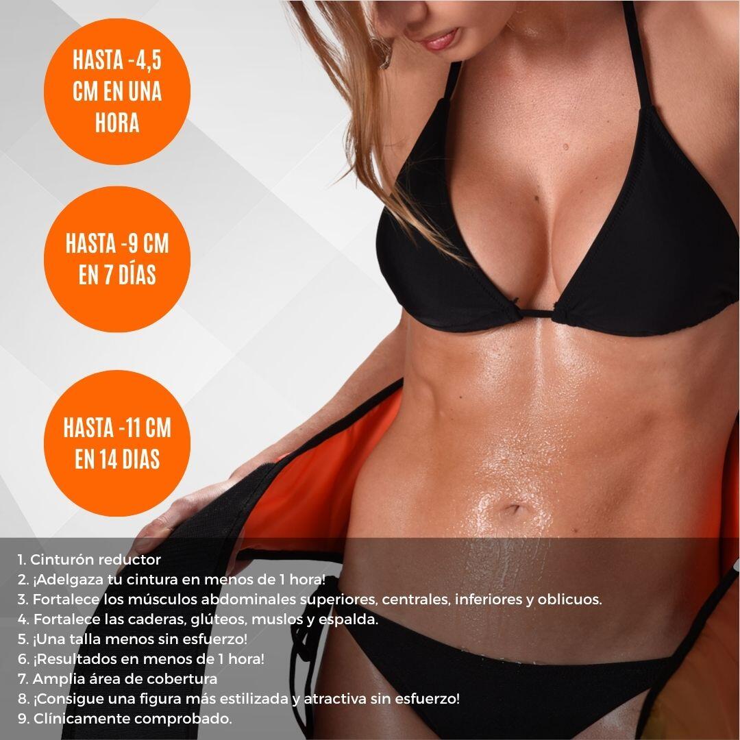 Cinturón con efecto sauna para reducir medidas