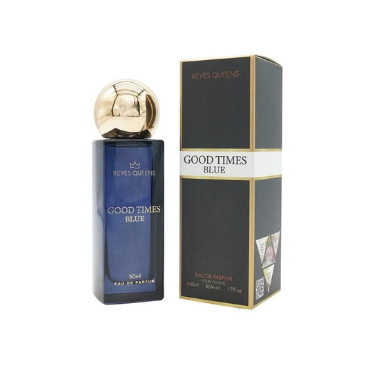 EAU DE PARFUM GOOD TIMES BLUE POUR FEMME 50ML. REYES QUEENS