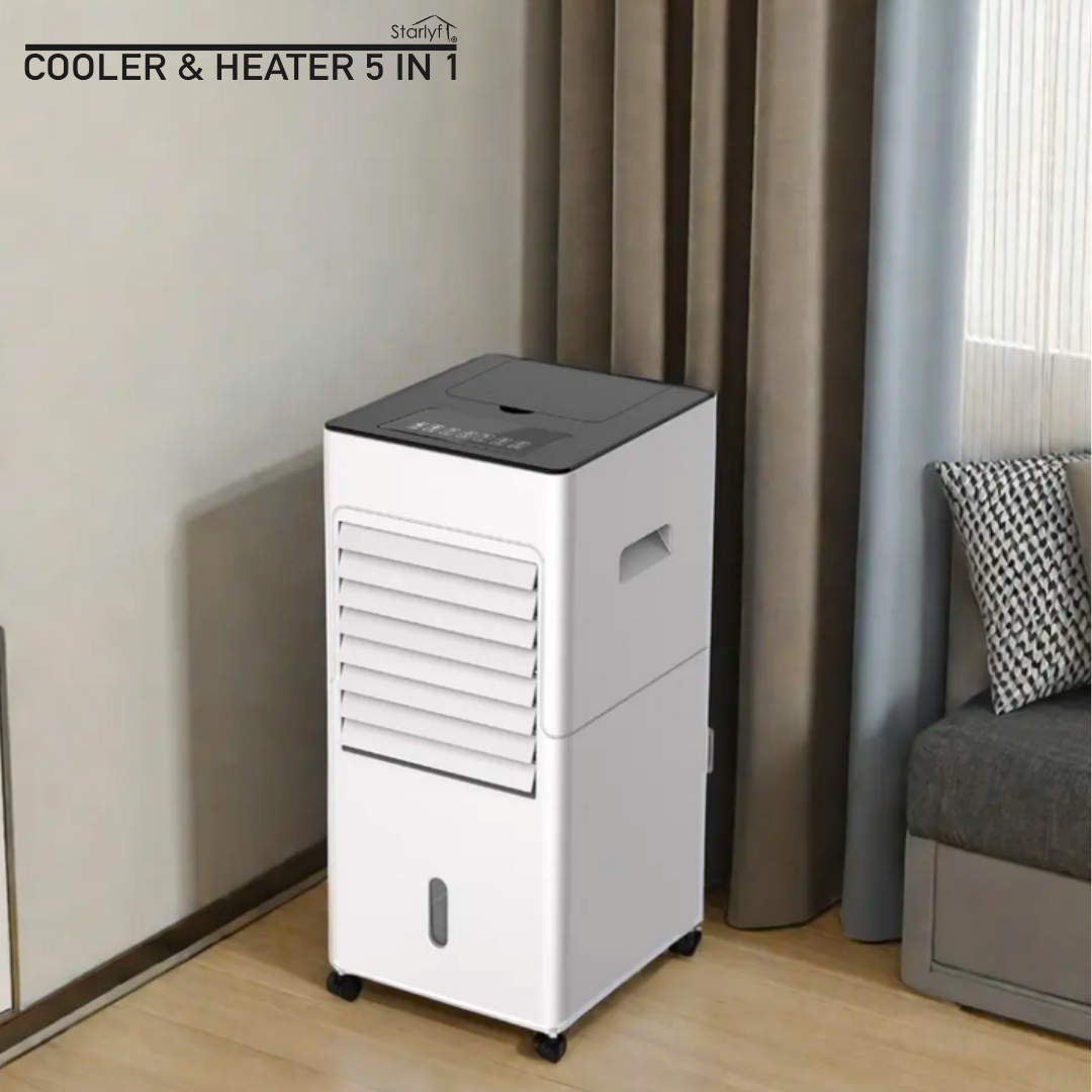 Refrigerador de ambientes, calefactor, ventilador, humidificador y purificador de aire